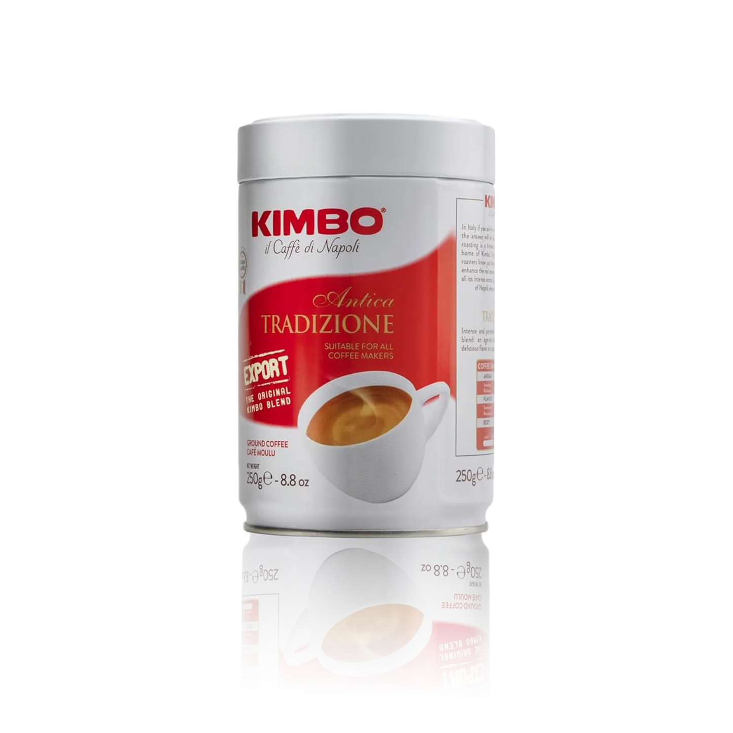 010052 - Kimbo Antica Tradizione Can Ground 8.8oz (6 Packs per Case)