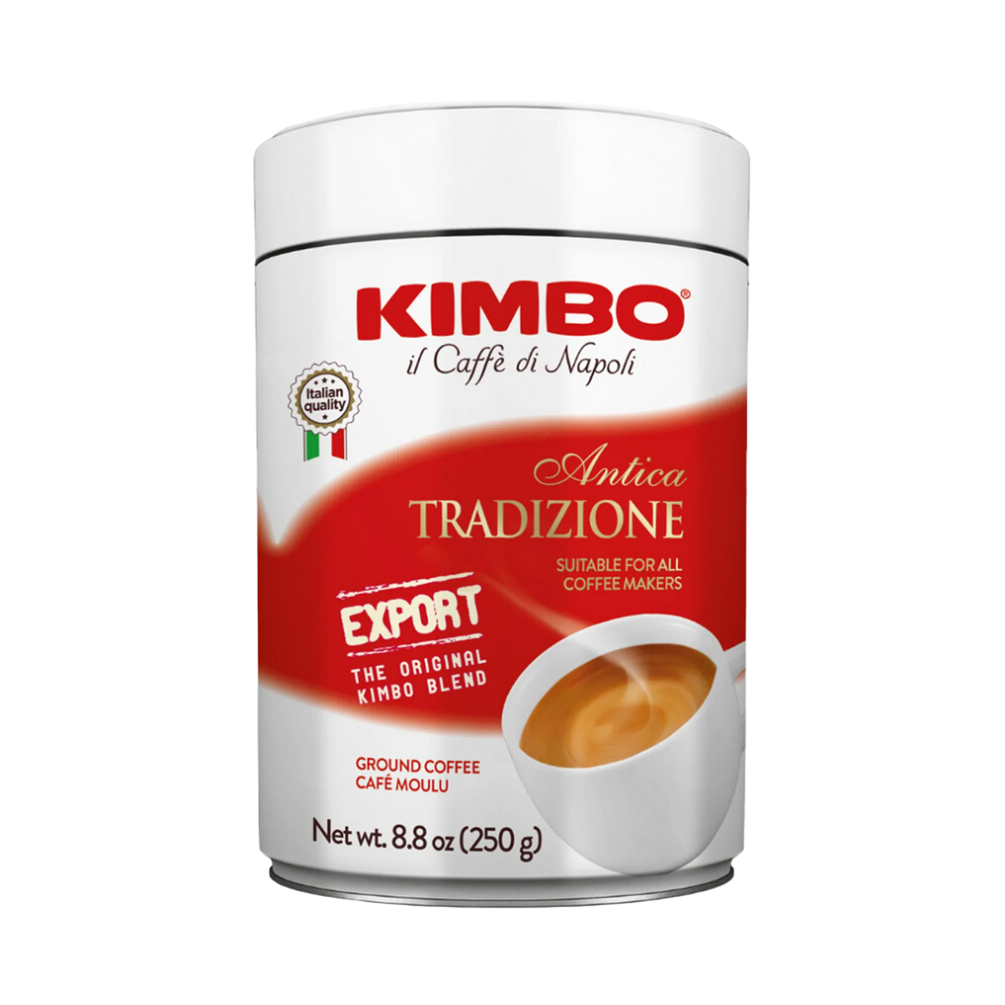 010052 - Kimbo Antica Tradizione Can Ground 8.8oz (6 Packs per Case)