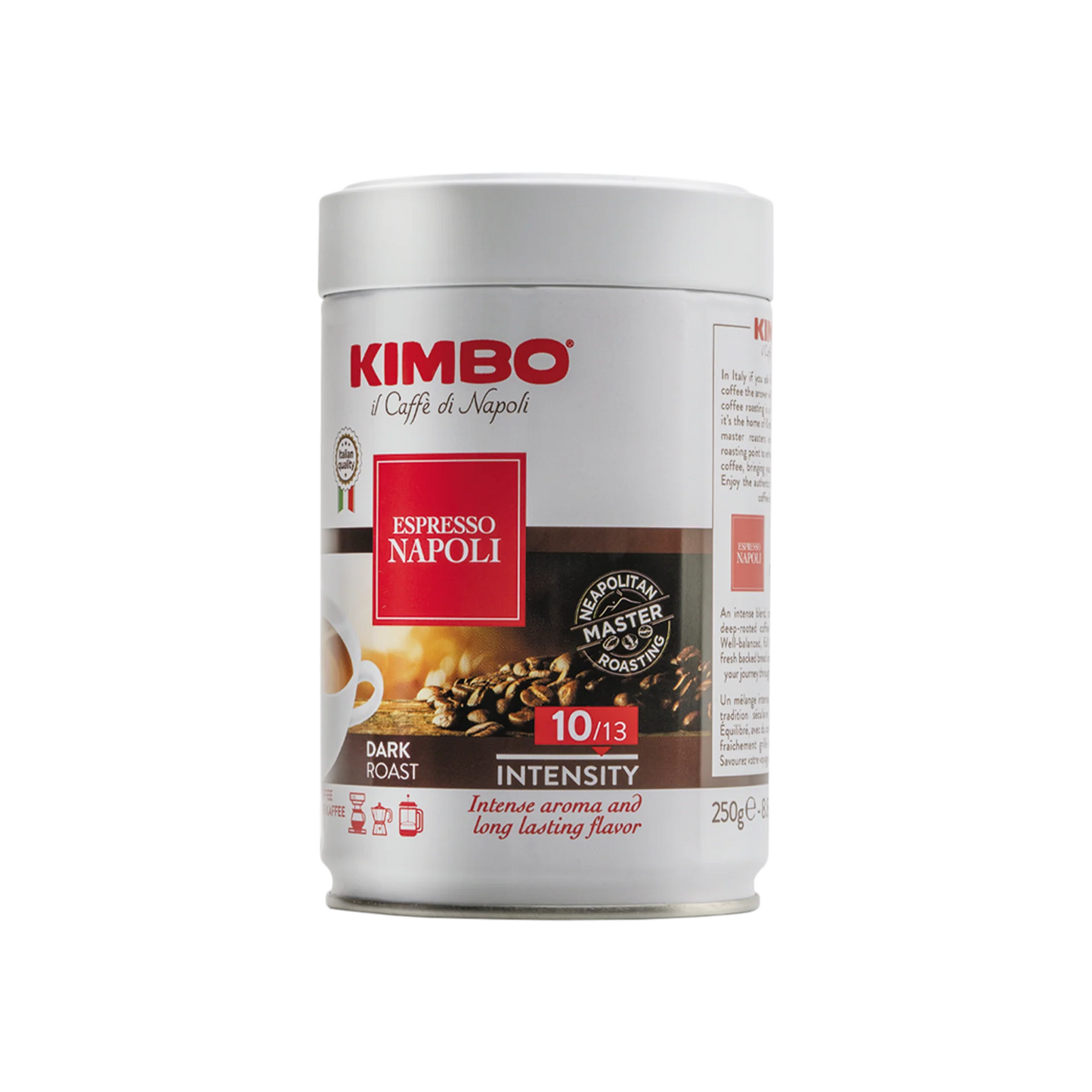 010051 - Kimbo Napoli Can Ground 8.8oz (6 Packs Per Case)