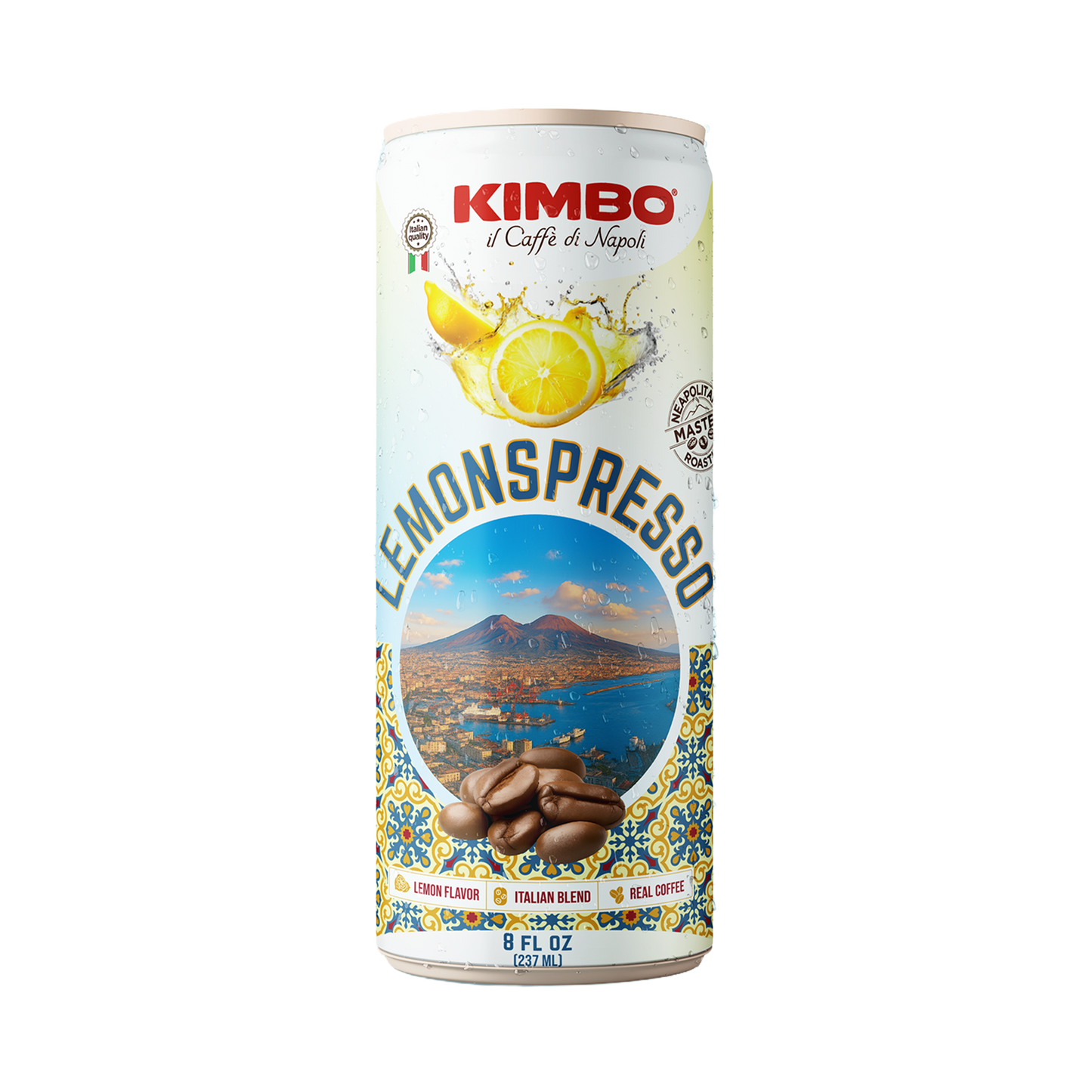 018997 - Kimbo LemonSpresso™ 8oz Can (24 Cans per Case)